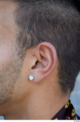 Ear Man White Casual Slim Street photo references